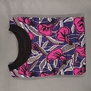 Club Monaco Floral Wool Sweater Tank